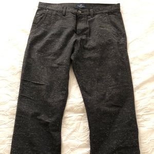 American Eagle Pants Speckle Black 34x32 Slim/Str